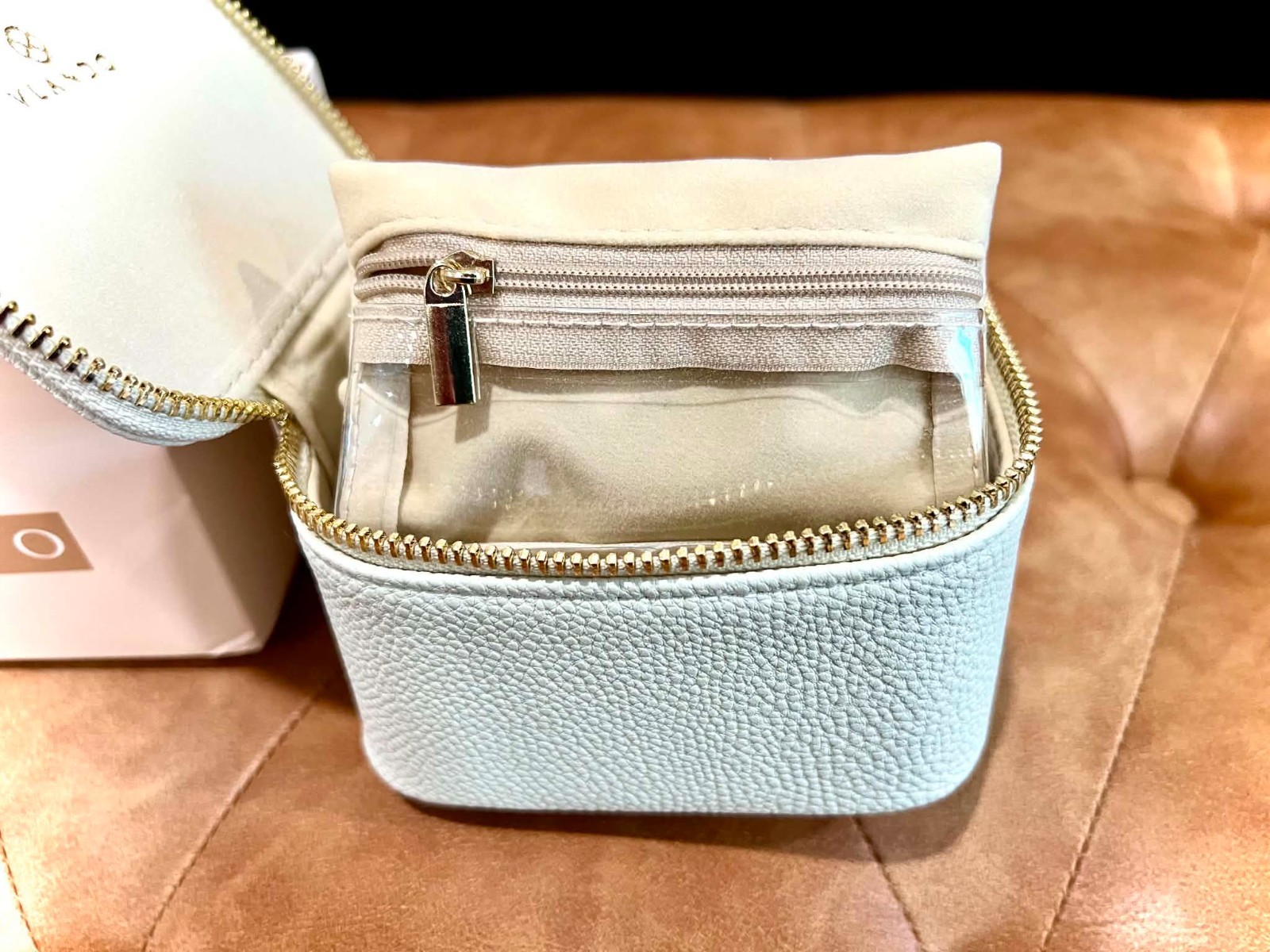 VLANDO Small Jewelry Box White Brand New