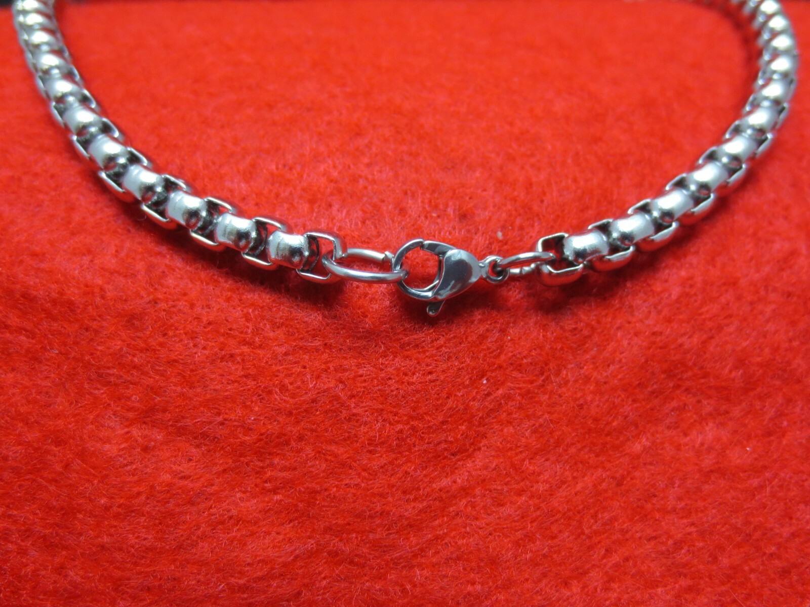 7″-60″ STAINLESS STEEL GOLD,SILVER,BLACK PLATED 5MM SMOOTH BOX ROUND ROPE CHAIN