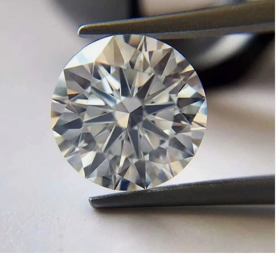 Lab-Grown 3.00 Ct CVD Diamond 9.50 mm Round D, IF Clarity, Certified Diamond