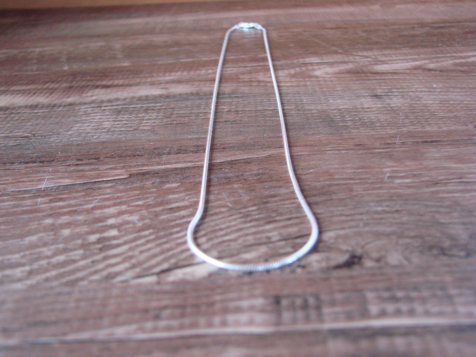 Southwestern Jewelry Sterling Silver Snake Chain Necklace 18″ Long x 1 MM