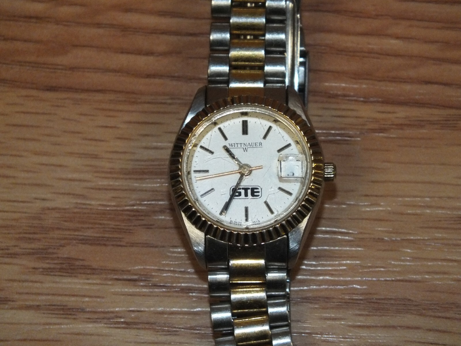 Vintage Wittnauer GTE General Telephone Electronics Employee Gift Wrist Watch