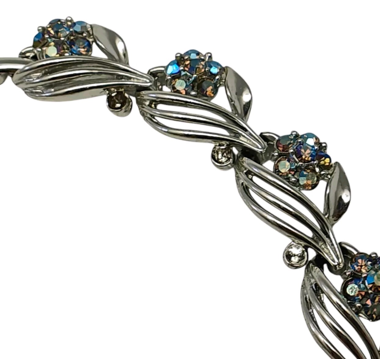 Lisner Rhinestone Special Occasion Necklace Missing Rhinestones