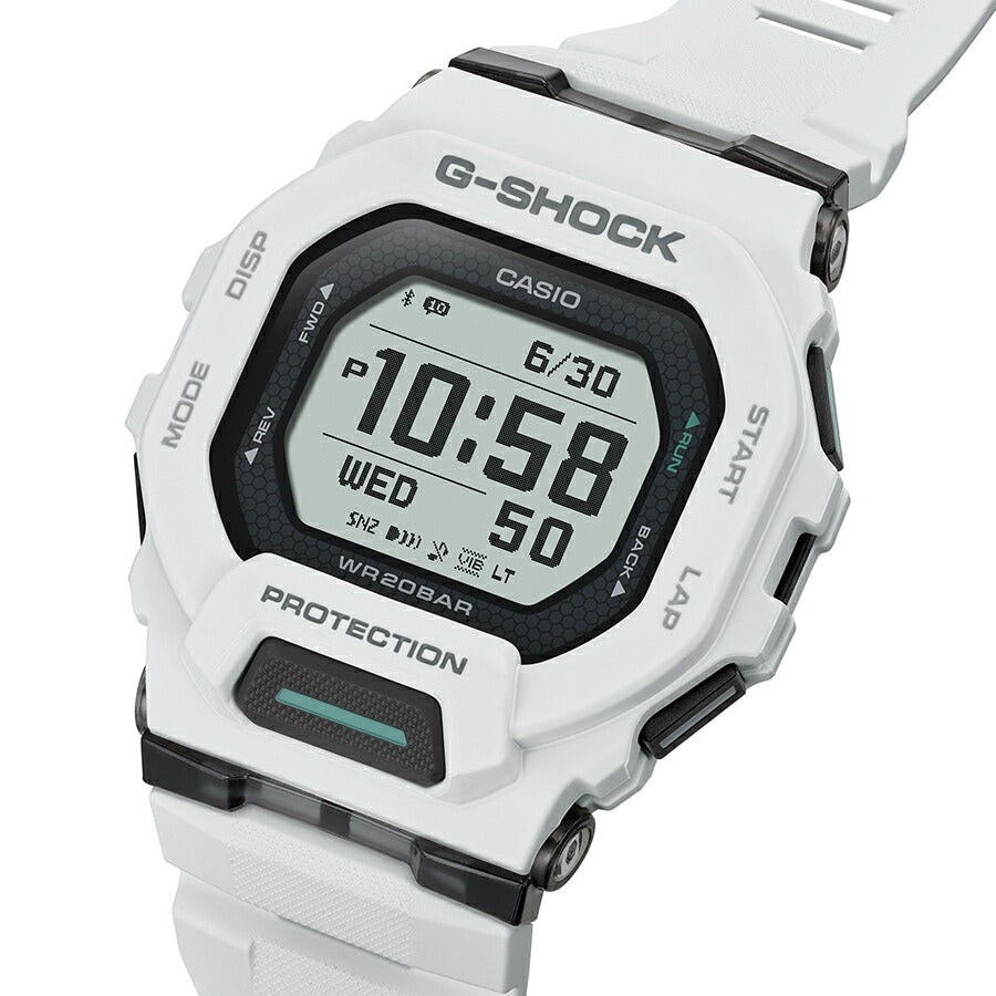 CASIO G-Shock GBD-200-7 Bluetooth Mens Watch White Sport Quartz 2020-Now New