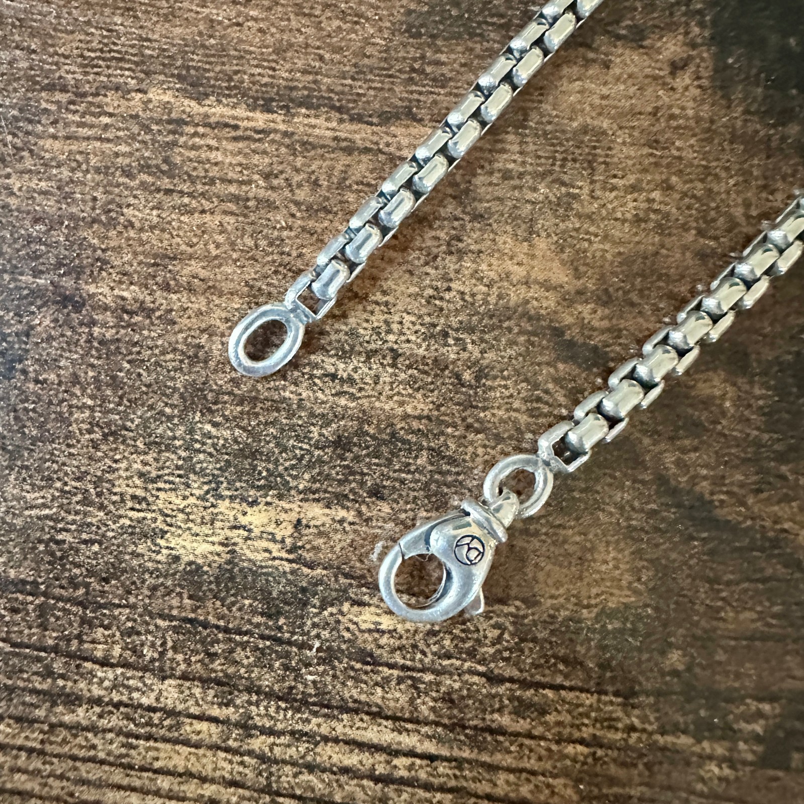 David Yurman Medium Box Chain Necklace – 3.6mm – 22″ – FREE SHIPPING