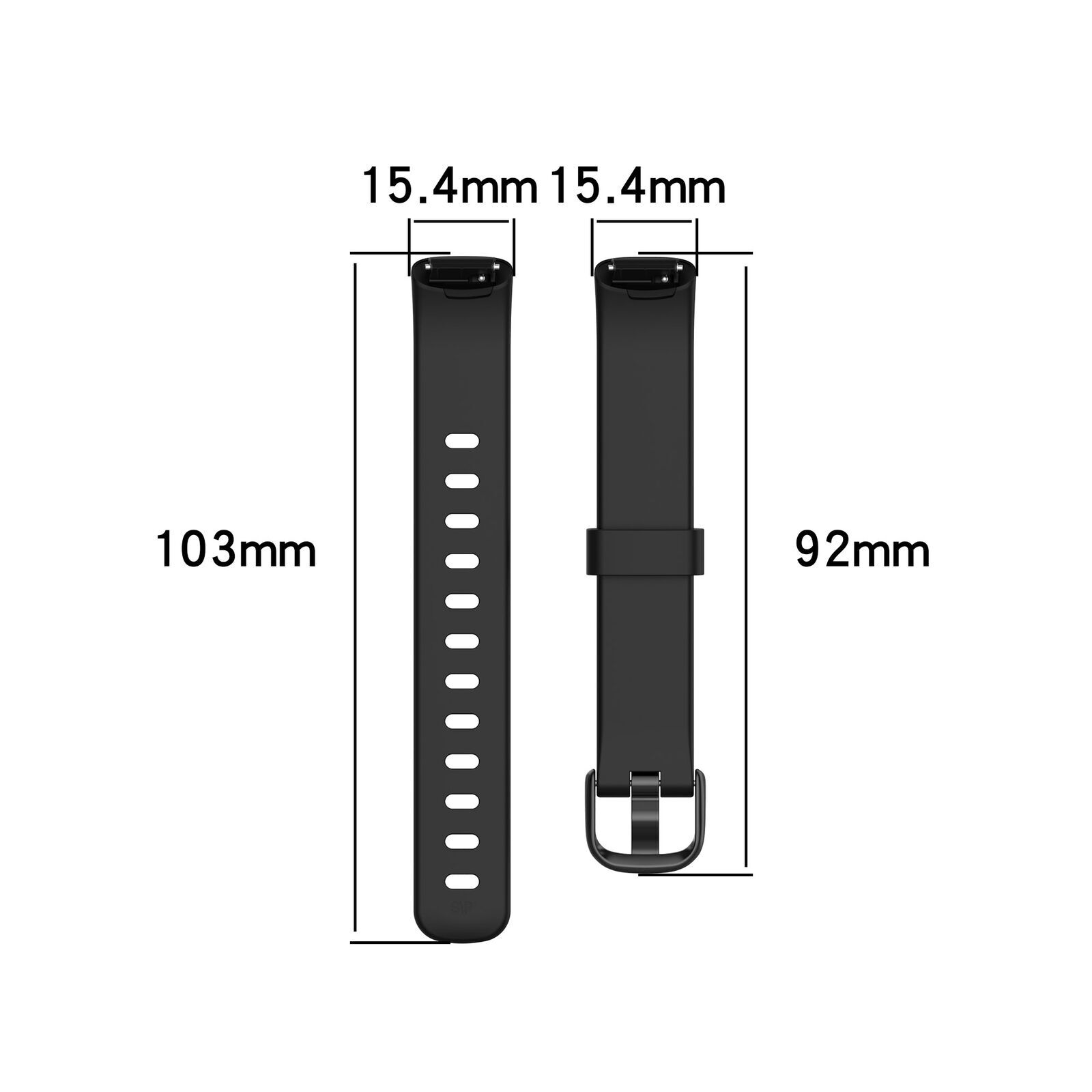 Silicone Strap Replacement Sport Watch Band For Fitbit inspire 3 Smartwatch S/L