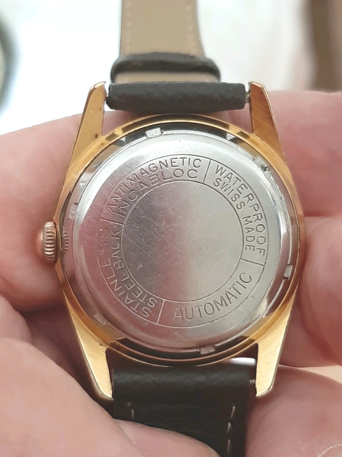 Vintage Swiss Made Ramona 25J Automatic Gents Watch -Running Well/VGC For Age