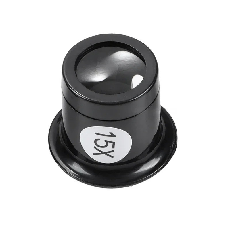 Pocket Magnifying Jewelry Eye Glass Magnifier Jewelers Loop Loupe 5X 10X 15X 20X