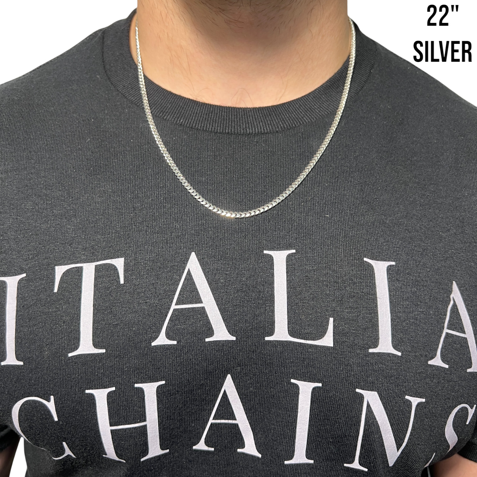 3.5mm Miami Cuban Chain- 925 Sterling Silver, 14k Gold Vermeil, 14k Rose Vermeil