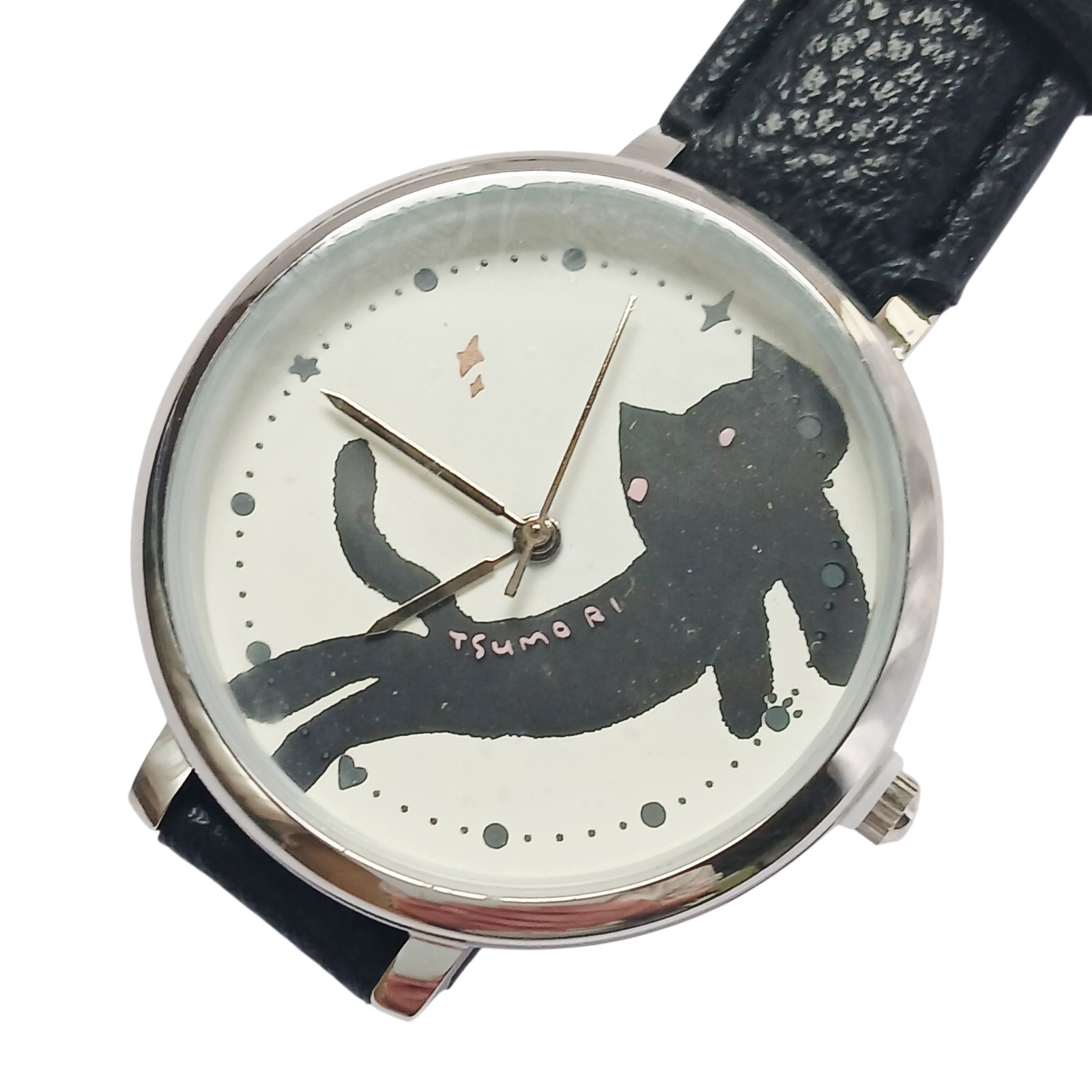 TSUMORI CHISATO Kirane Cat Watch TC-001 Nyan Qz Japan