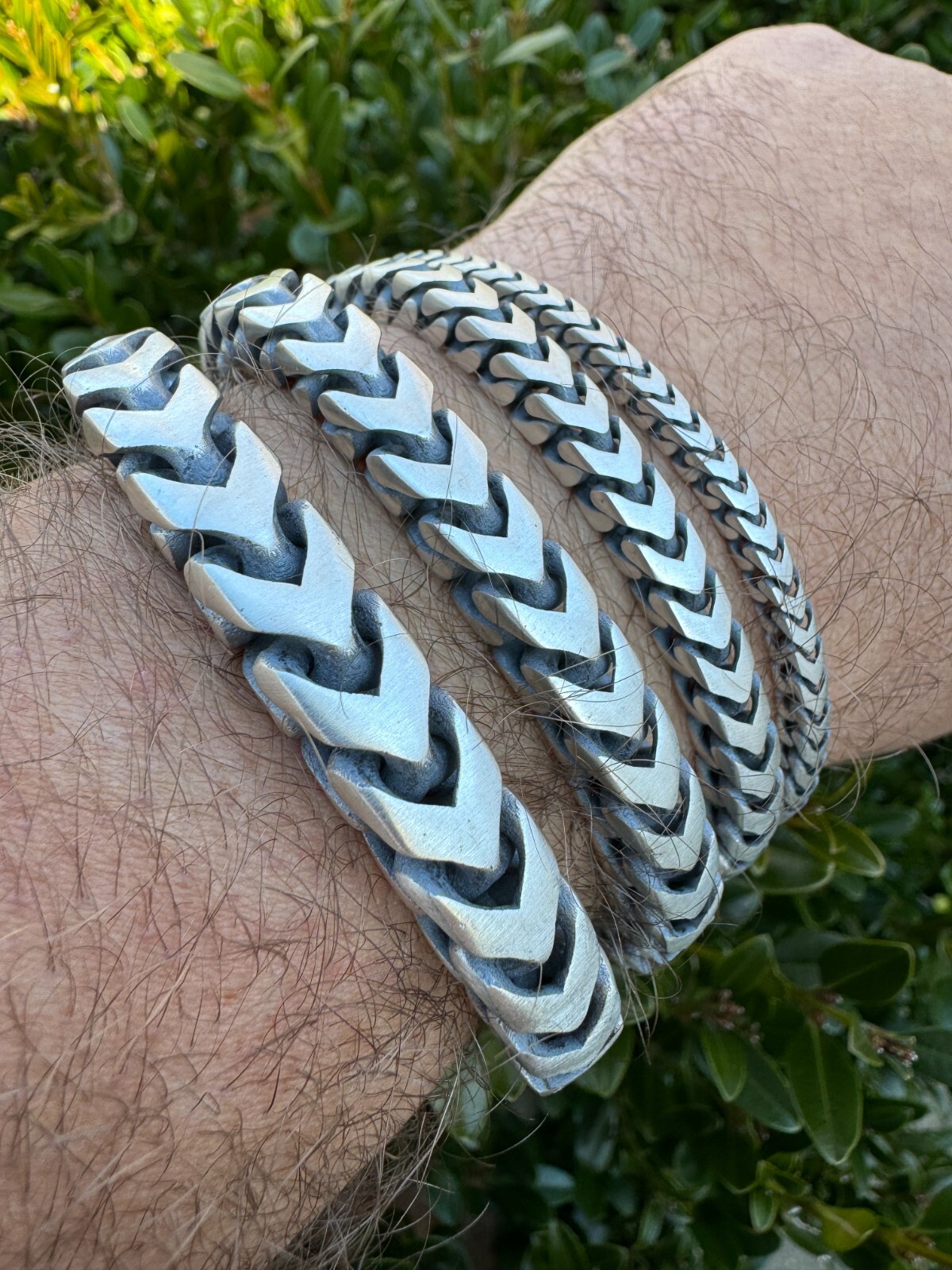 Franco Bracelet Black Oxidized Real 925 Sterling Silver Box Clasp 4-10mm Mens