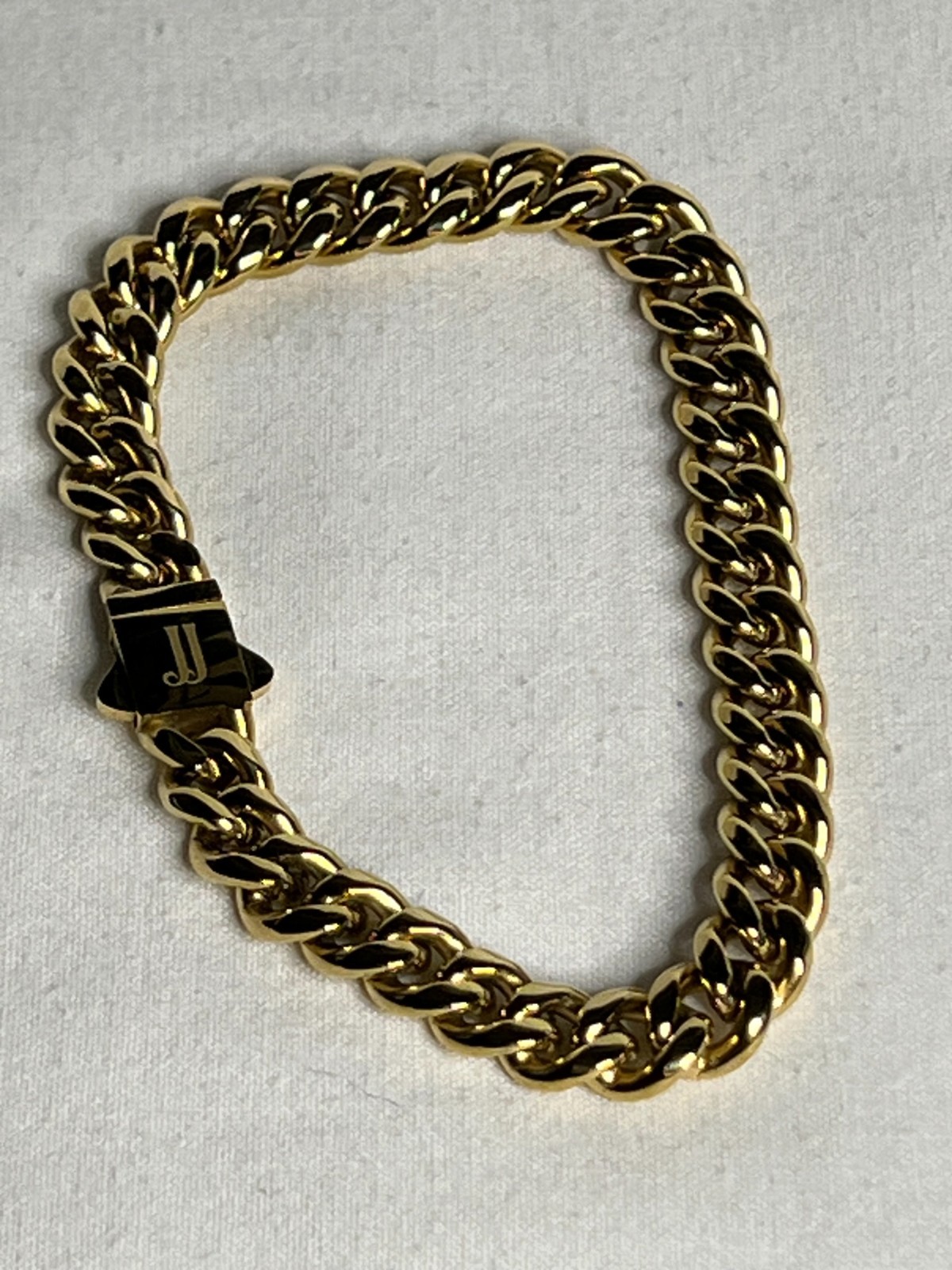 22″ / 10mm Necklace + 8″ / 7mm Bracelet – 18K YGF Cuban Chains – Matching Set
