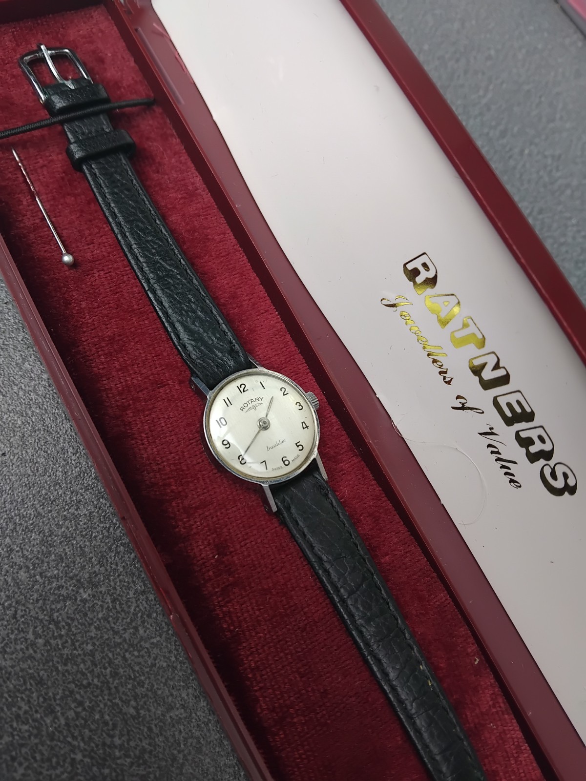 Vintage Rotary Ladies Cocktail Dress Watch Mechanical S/Steel Working Incabloc