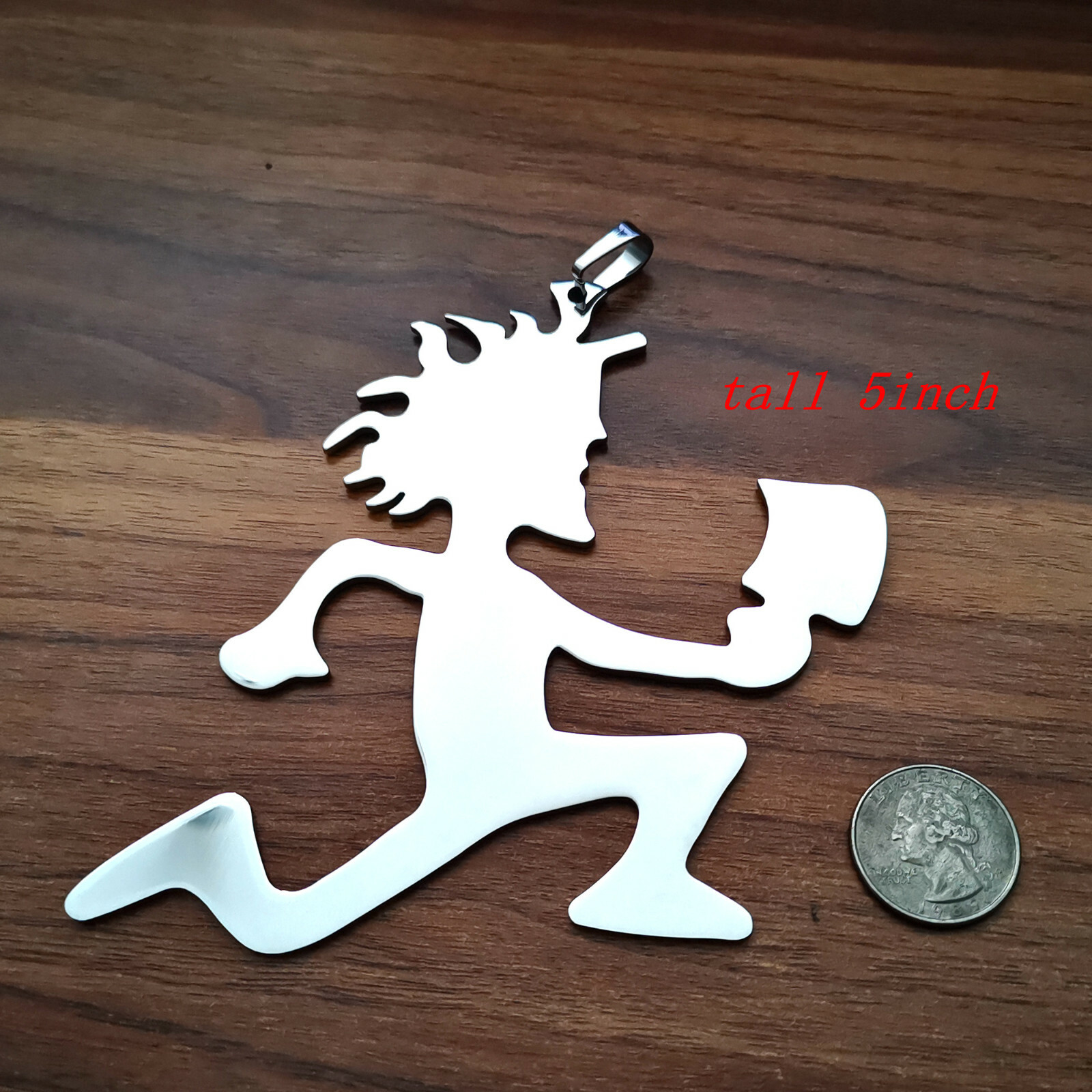 1IN 2IN 5IN Hatchetman Twiztid ICP charm stainless steel pandent none chain