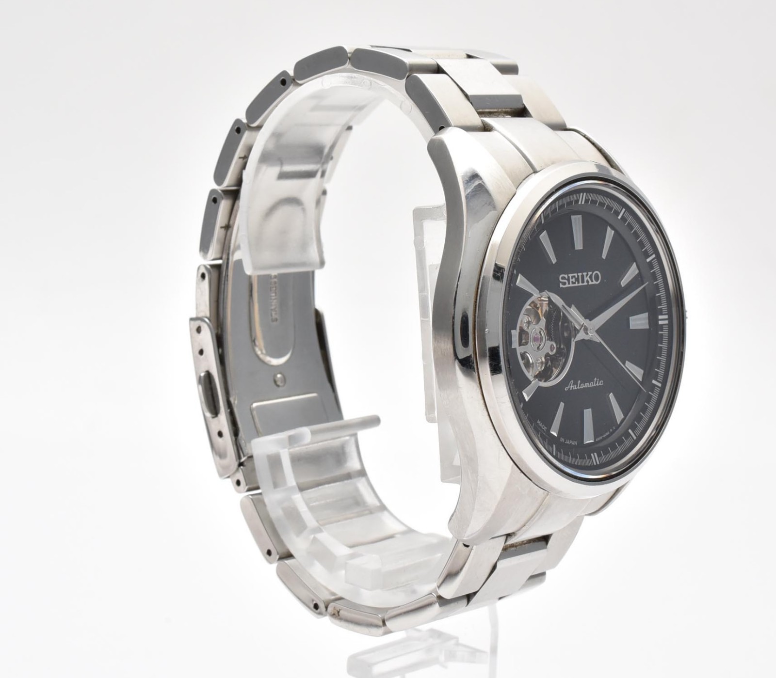 [Box,Paper] SEIKO Presage 4R38-00S0 Black Dial Automatic Men’s Watch JAPAN