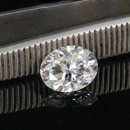 6.50 CT Natural White Diamond 10×14 mm 1 Pcs Oval Cut VVS1 D Grade Certified D1