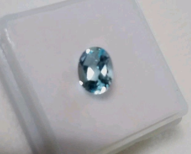 Sky Blue Topaz 1.50 ct 8x6mm Oval Natural Brazil Gemstone
