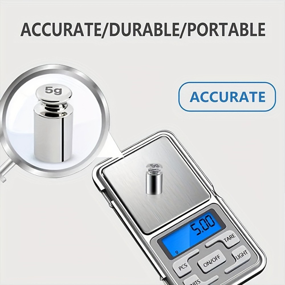 Mini Digital Pocket Scale 200g 0.01g Jewelry Kitchen Precision Weight Scale USA
