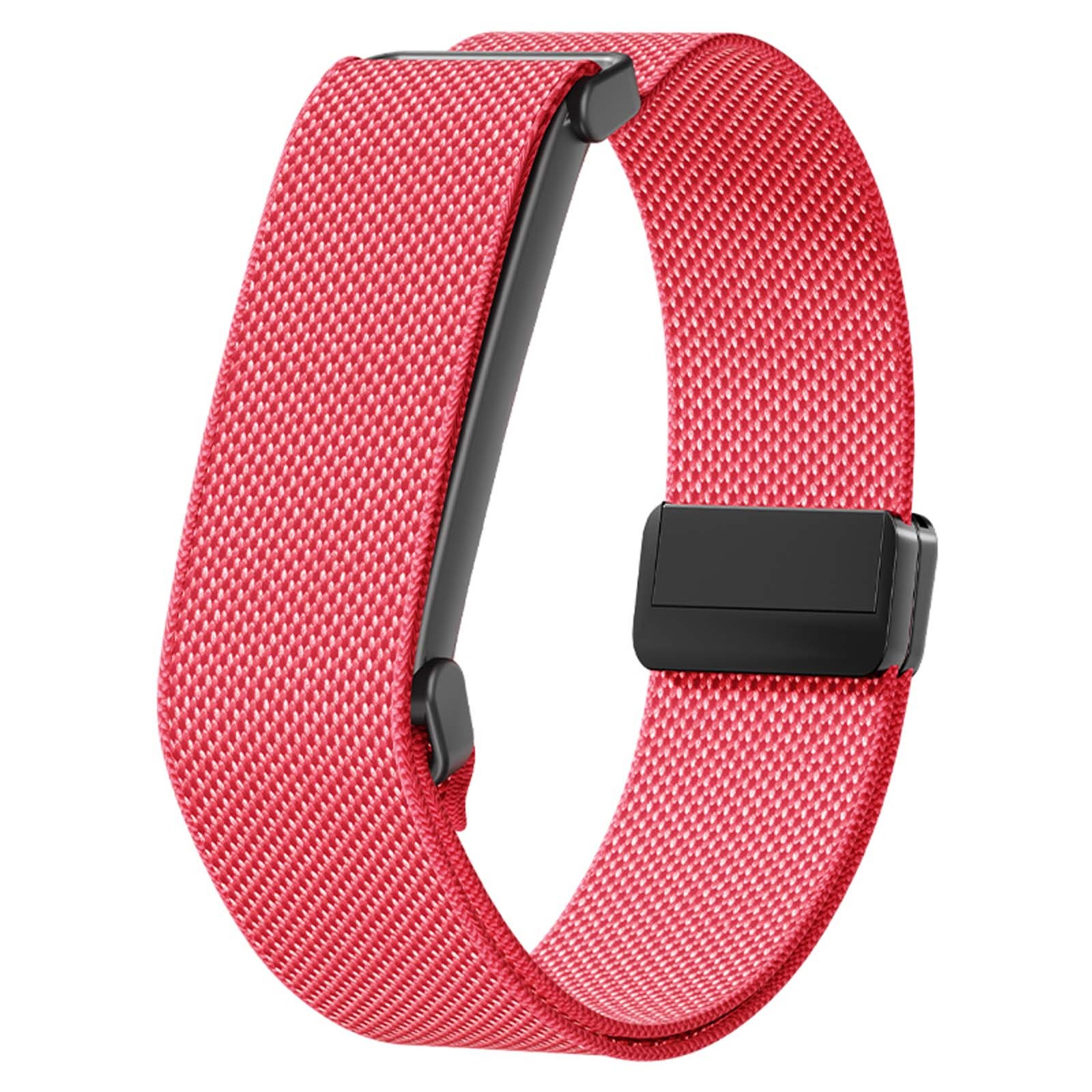 For Google Fitbit Air 2026 Magnetic Buckle Loop Nylon Repacement Band+Metal Case