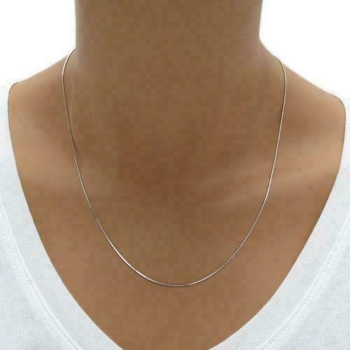 925 Sterling Silver Snake Chain Necklace .925 Italy All Sizes