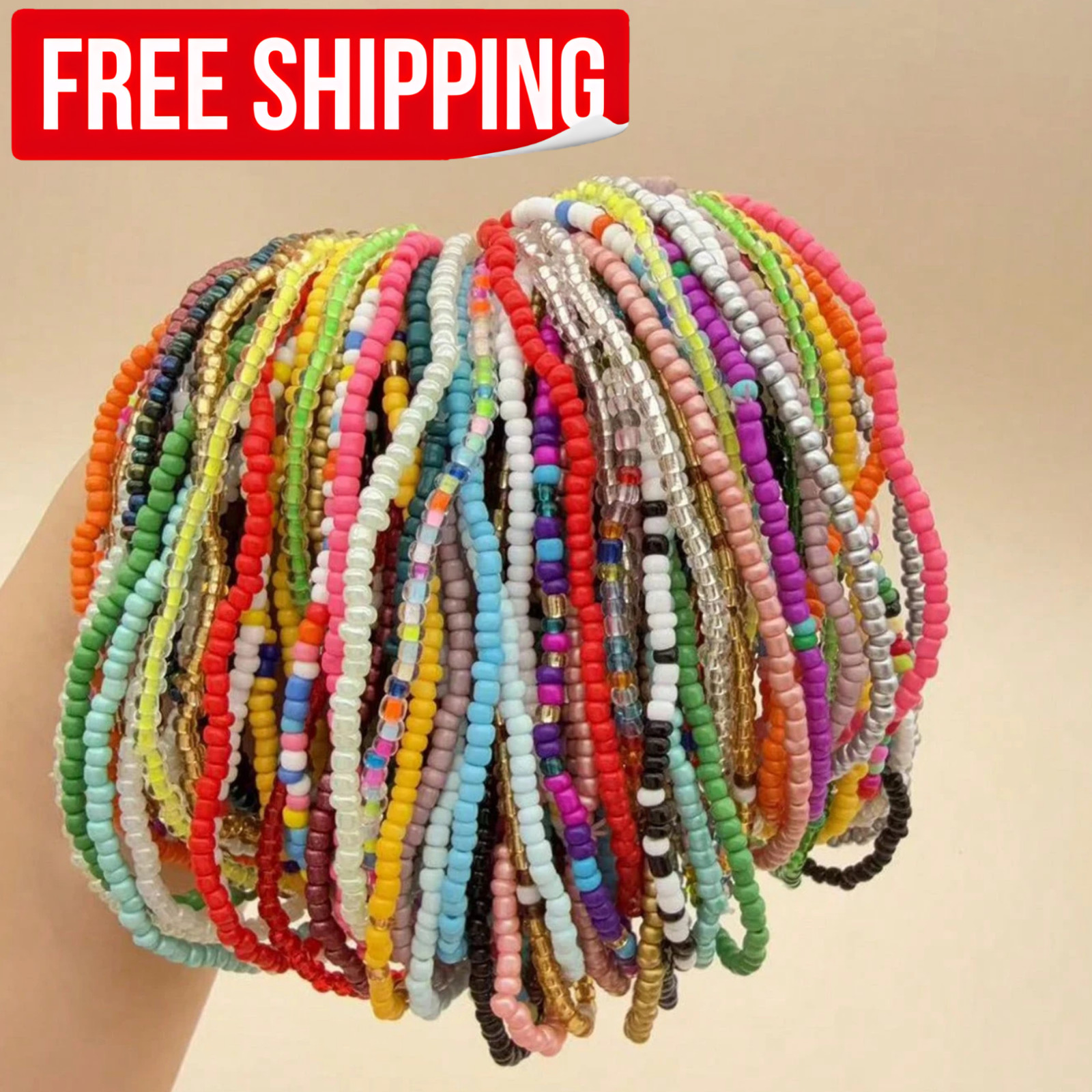 Boho Handmade Beaded Anklet Bracelet Adjustable Beach Summer Anklet for Women US