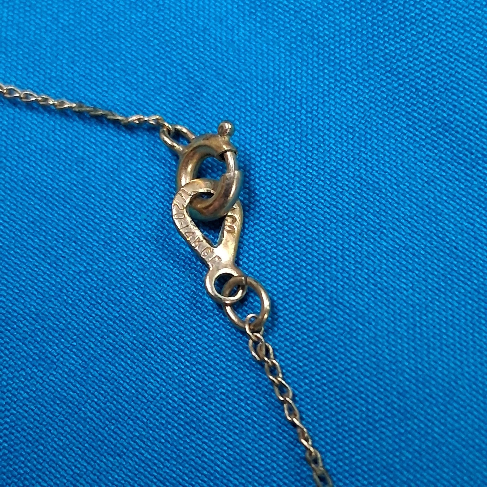 Vintage Amco 1/20 14K GF Thin Curb Link Chain Collar Necklace