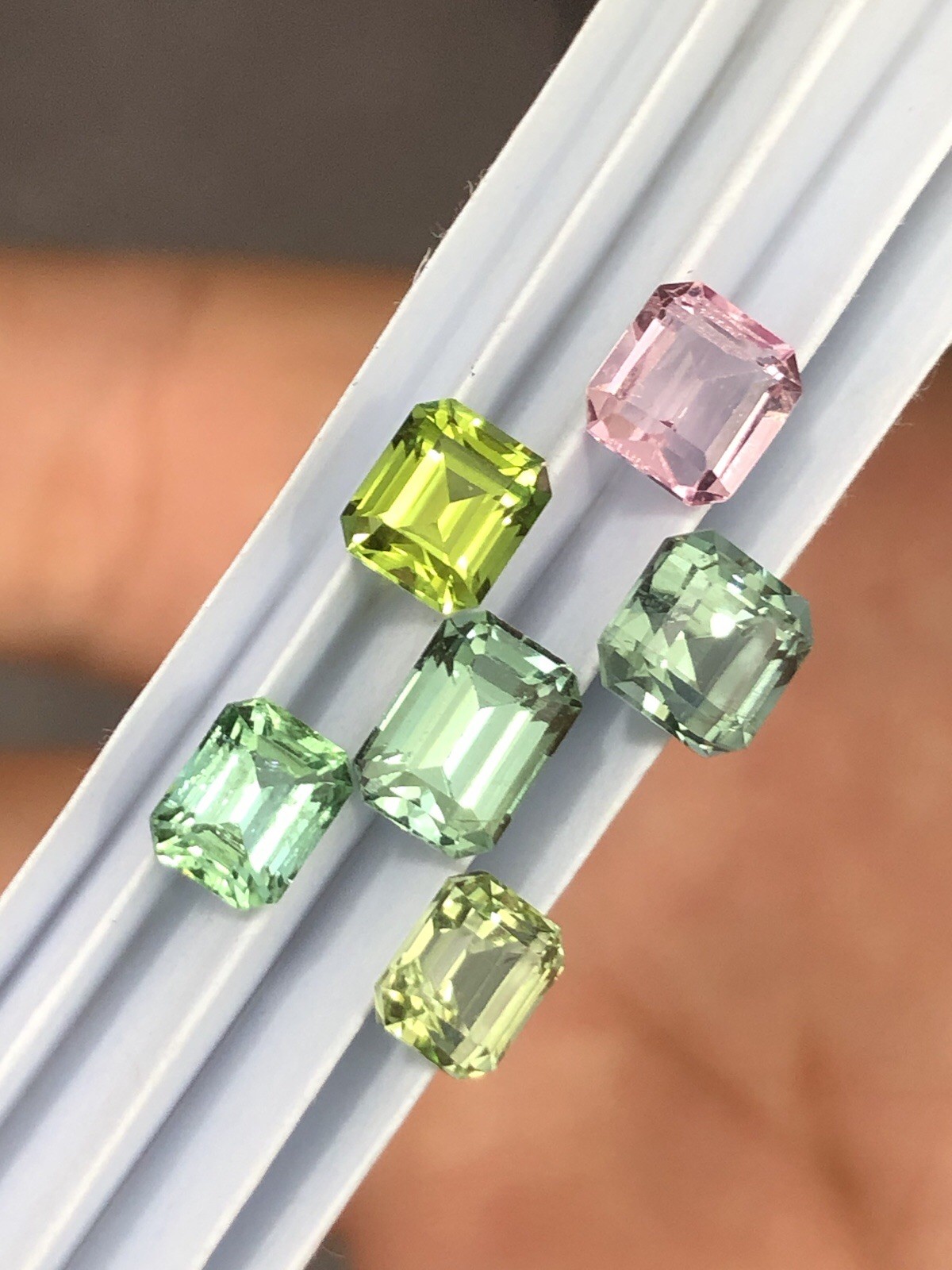 4 Carat Natural Multi Color Tourmaline – Faceted Afghanistan Tourmaline