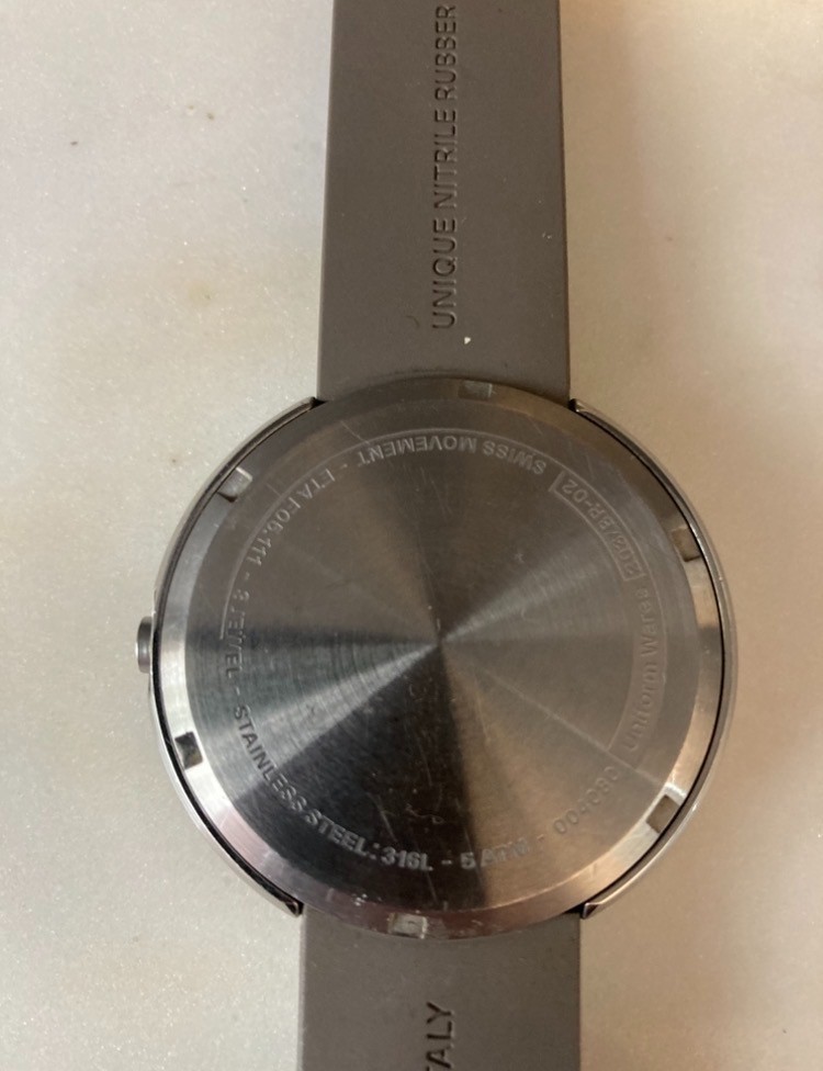 Uniform Wares Wrist Watch – Grey and Silver Minimalist Rare Discontinued