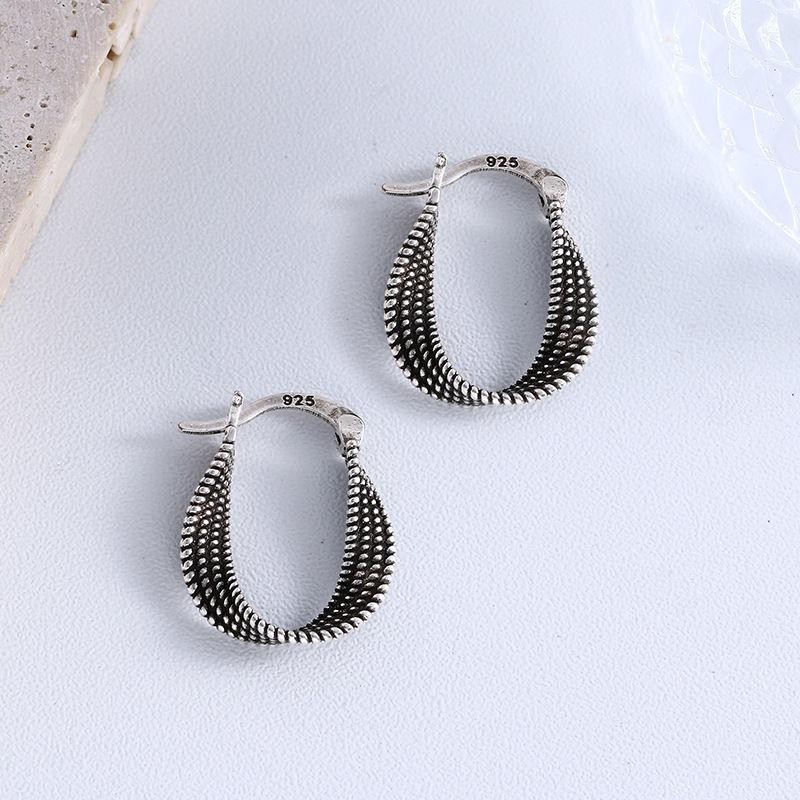 925 Sterling Silver Vintage Earrings for Women Hypoallergenic Party Jewelry Gift