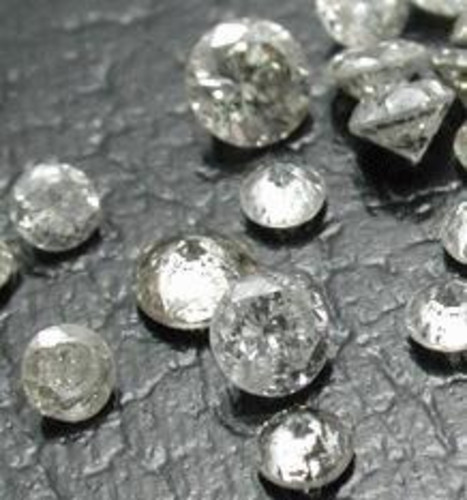 Lot of 10 Round Diamonds, about 1mm, SI1/SI2, Genuine Natural Gemstones – See Ad