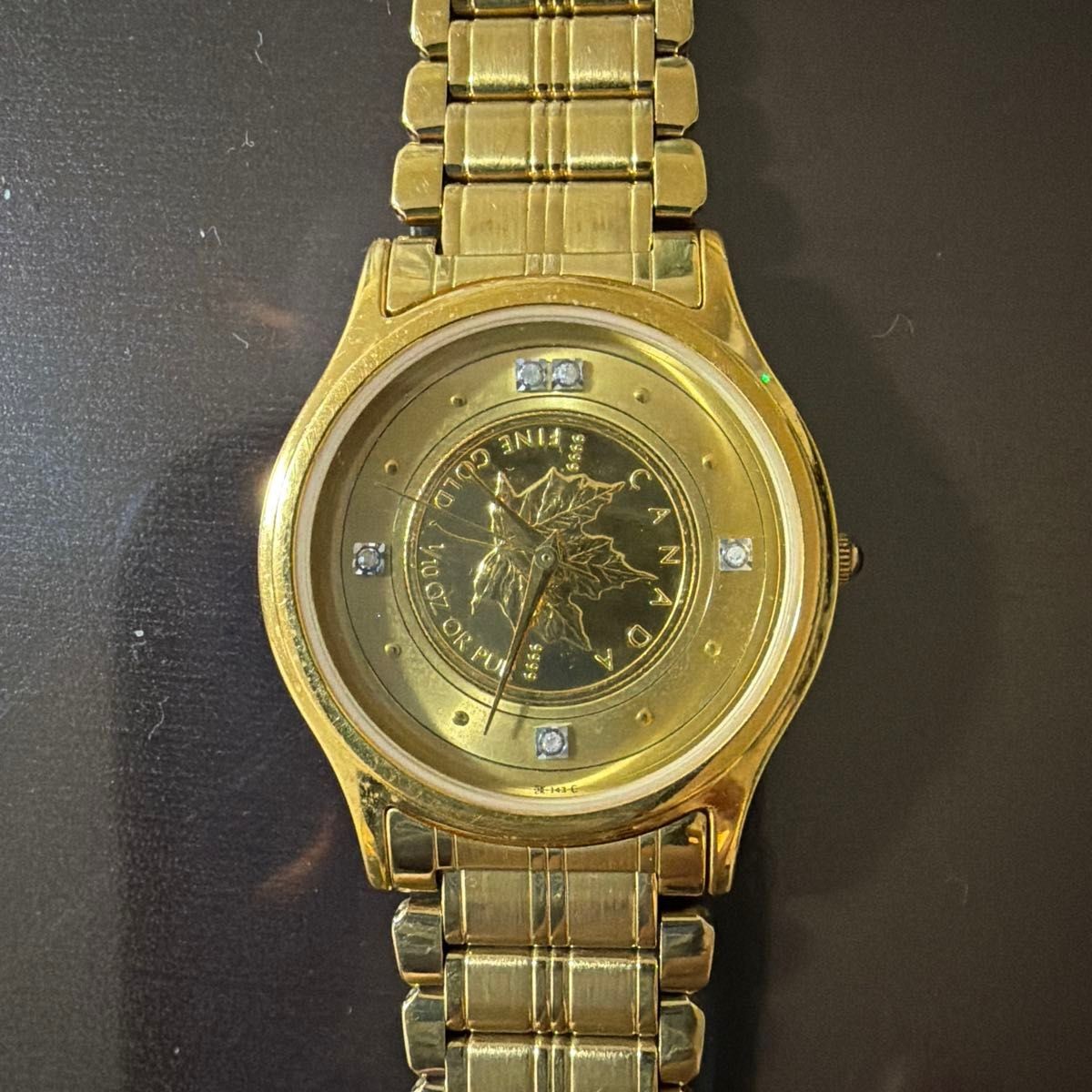 [B1P] CANADA Maple Leaf 1 10oz 9999 Fine Gold Coin Watch [t9q]