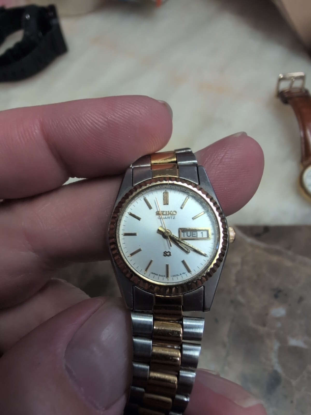 Seiko Watch Womens 2A23-0039 Needs Battery Returns Accepted