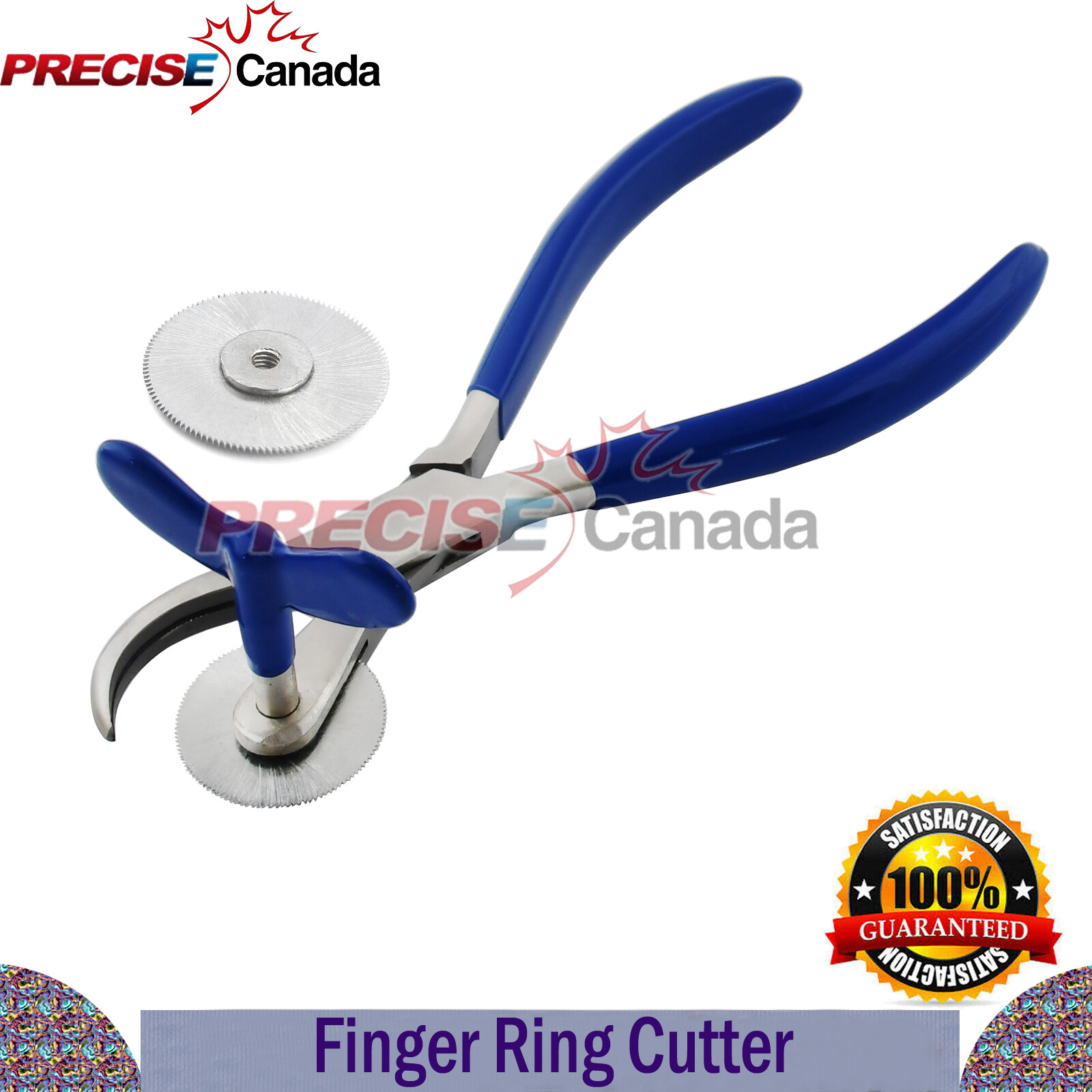 Finger Ring Cutter Cut Off Remove Tight Rings Emergency Tool Blue DIP + 1 Blade