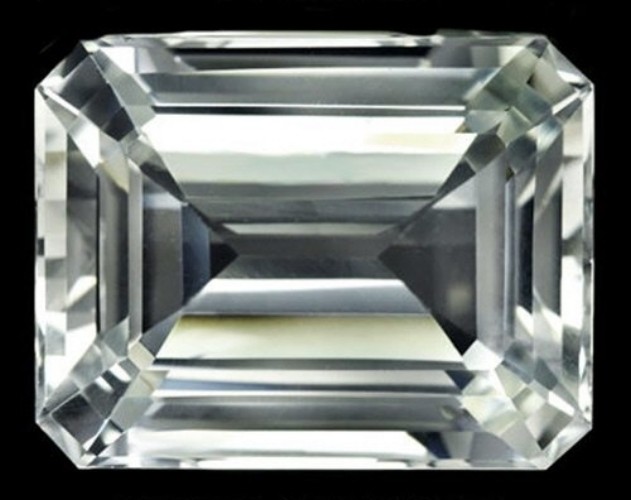 GOSHENITE 7 x 5 MM EMERALD CUT ALL NATURAL RARE GEMSTONE AAA