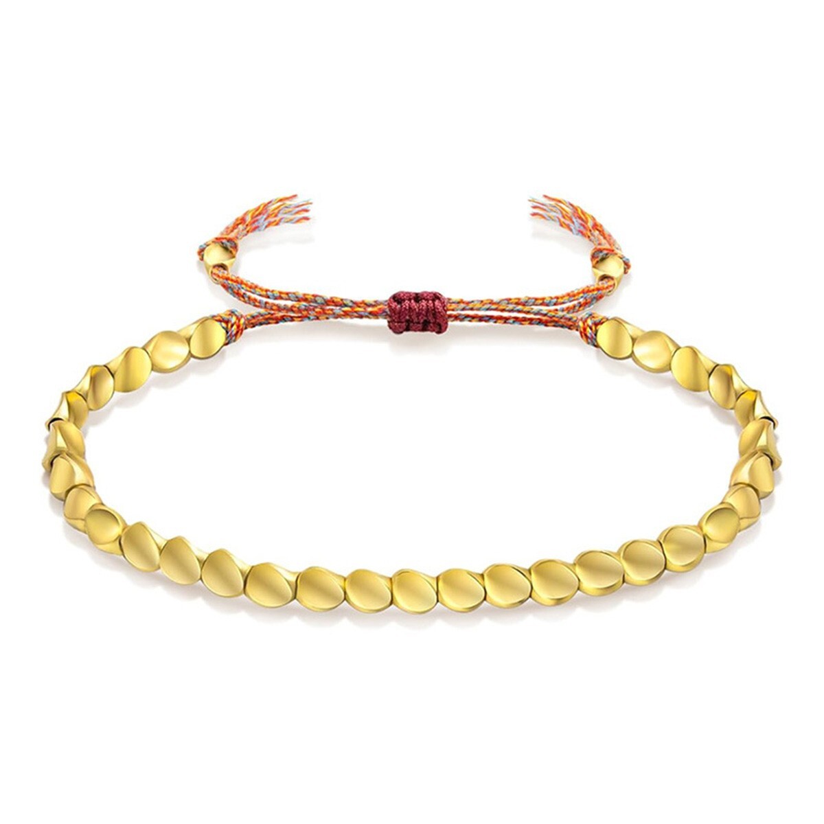Tibetan Copper Bead Bracelet for Good Luck and Wealth – Healing Bracelets Gift