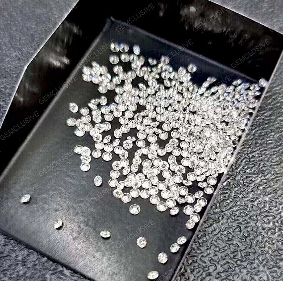 Loose Lab-Grown CVD Diamond LOT 4.00 MM D Color IF CLEARITY 5 PCS Certified