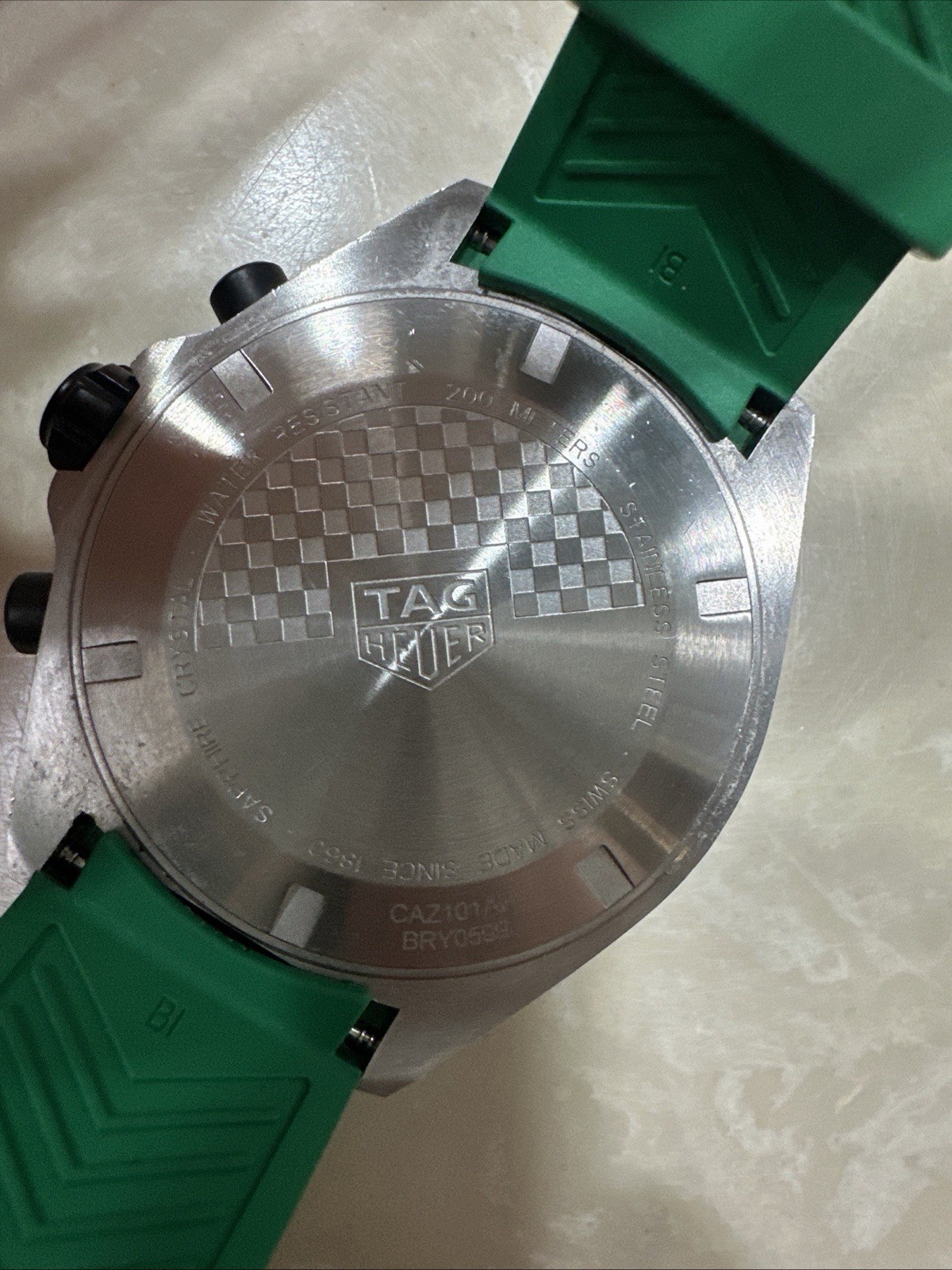 TAG Heuer Formula 1 Quartz Chronograph 43mm Green Dial/Strap 200m