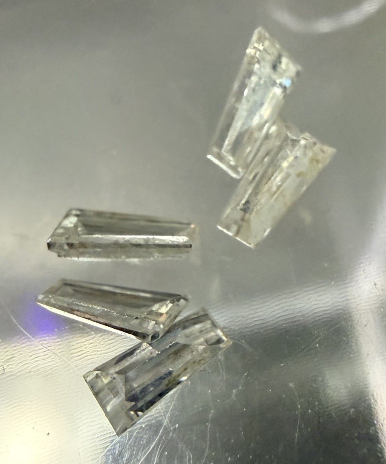 Lot 5 Natural Matching Tapered Baguette Diamonds .40 TCW-Brilliant Earth Premium