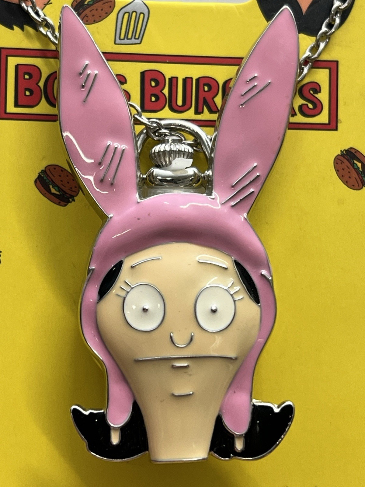 Bobs Burgers 20th Century Fox Louise Belcher Pendant Watch