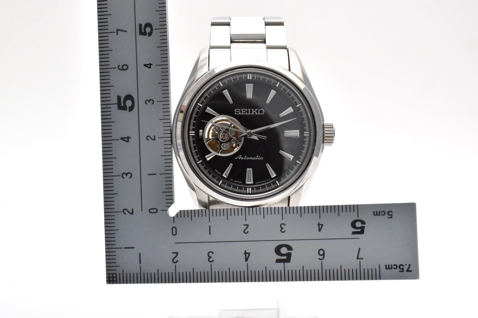 [Box,Paper] SEIKO Presage 4R38-00S0 Black Dial Automatic Men’s Watch JAPAN