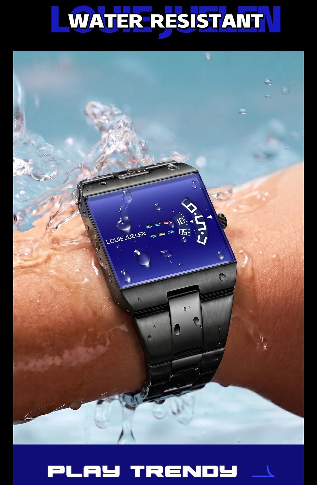 New 2026 Men square Watch Trendy Design Luxury Wristwatch fashion Business Gift