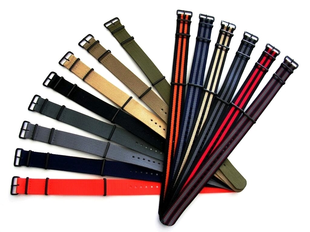 NATO G10 ® Premium Ballistic nylon PVD Military watch band strap Bond IW SUISSE