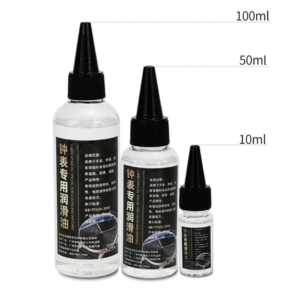 Watch Oil Lubricant Mechanical Movement Clock Repair Supply Kit 10ml 50ml 100ml