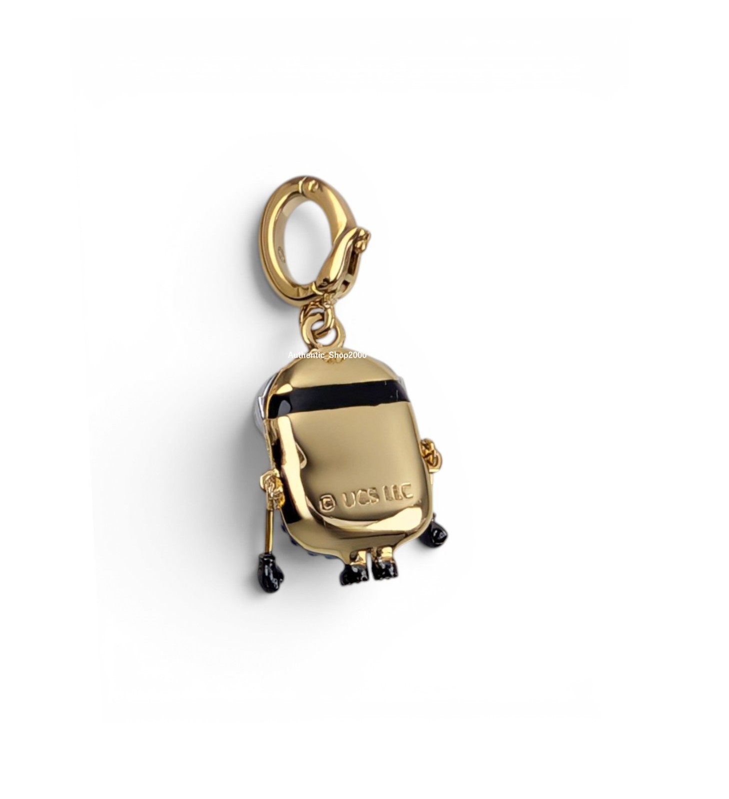 New 100% Authentic SWAROVSKI Sparkle Pave Crystal Minions Bob Charm 5753016