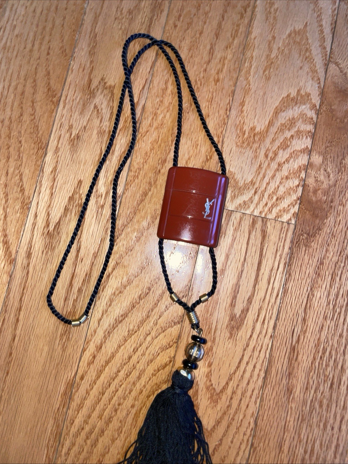 YVES ST LAURENT TASSLE NECKLACE