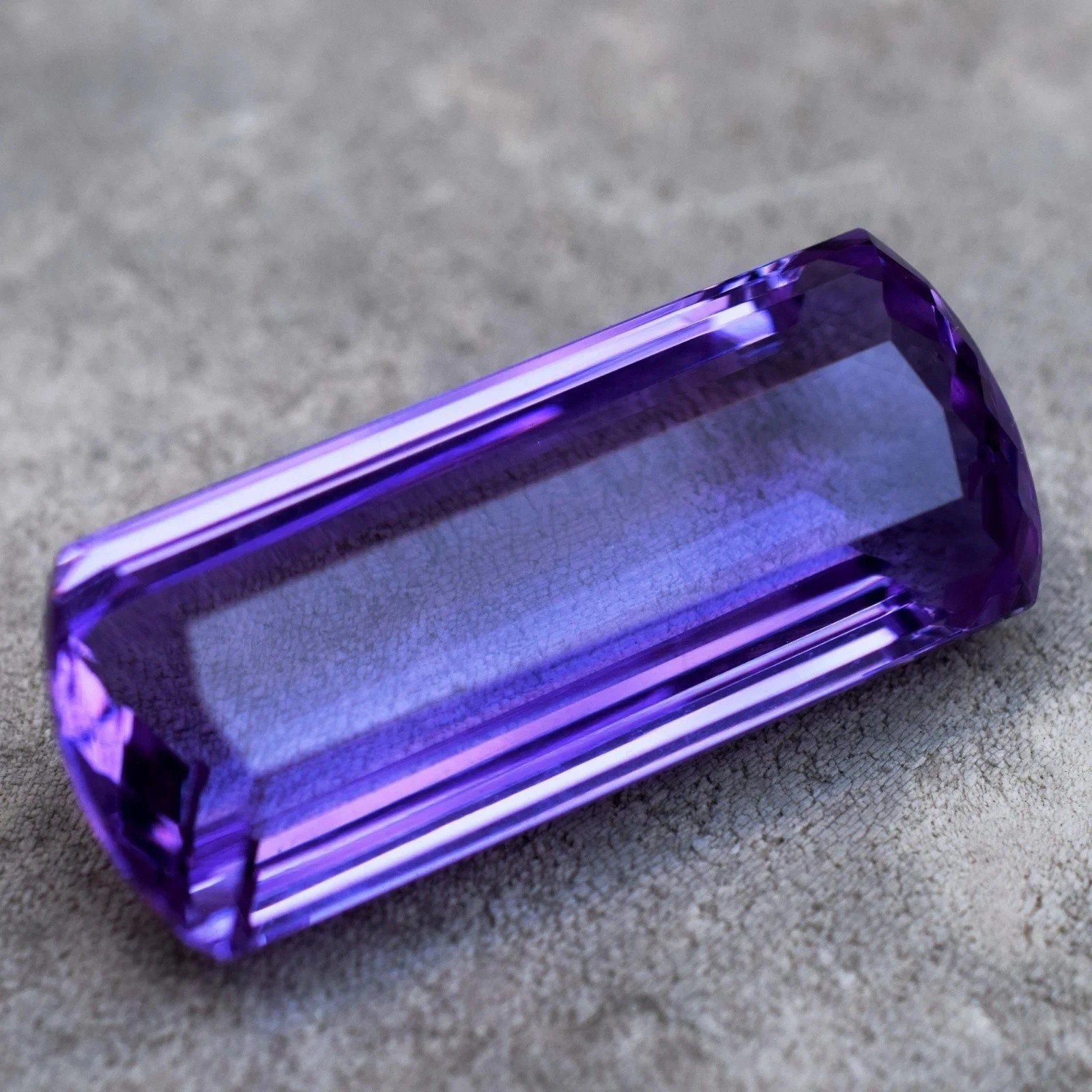 Certified Large Purple Amethyst Natural 100 Ct+ Fancy Cut AA+ Loose Gemstone