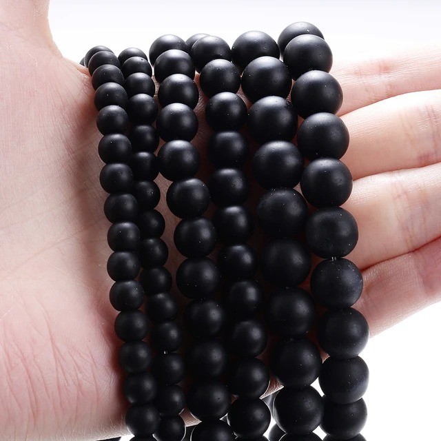 Natural Gemstone Round Spacer Loose Beads Jewelry Making 4mm 6mm 8mm 10mm 12mm
