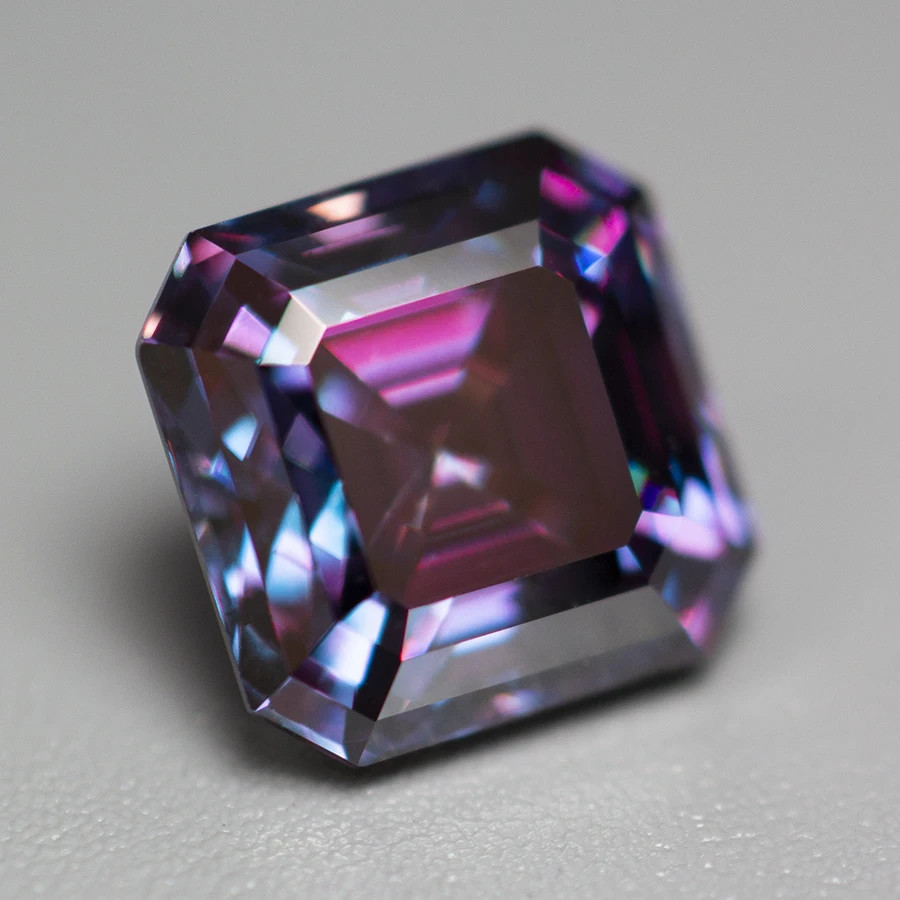 Royal Purple Multi-Shape Sparkling Moissanite Loose 0.5-3ct GRA Factory Directly