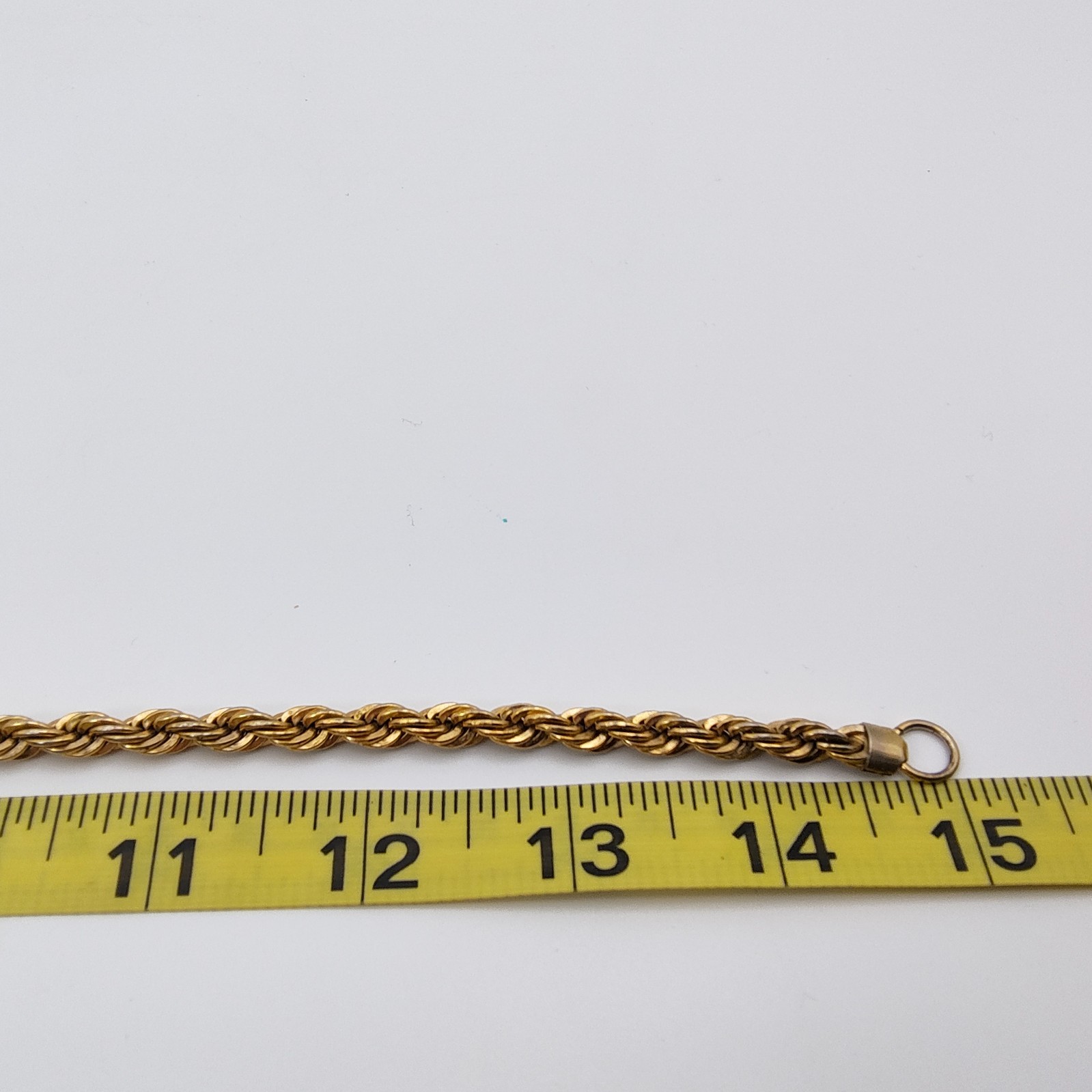 Vintage Napier Rope Necklace Gold Tone Old Money Aesthetic Hip Hop Signed
