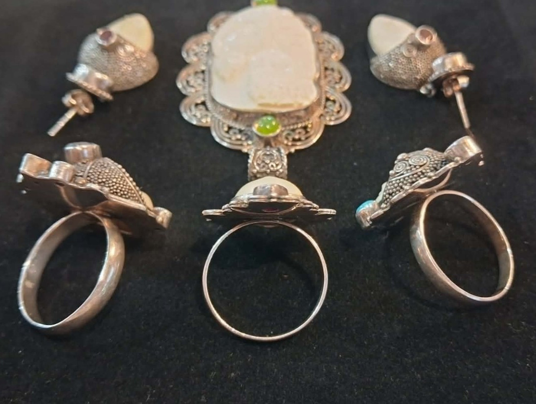 Sajen-Style Sterling Silver Jewelry Lot 2.08 troy ounces