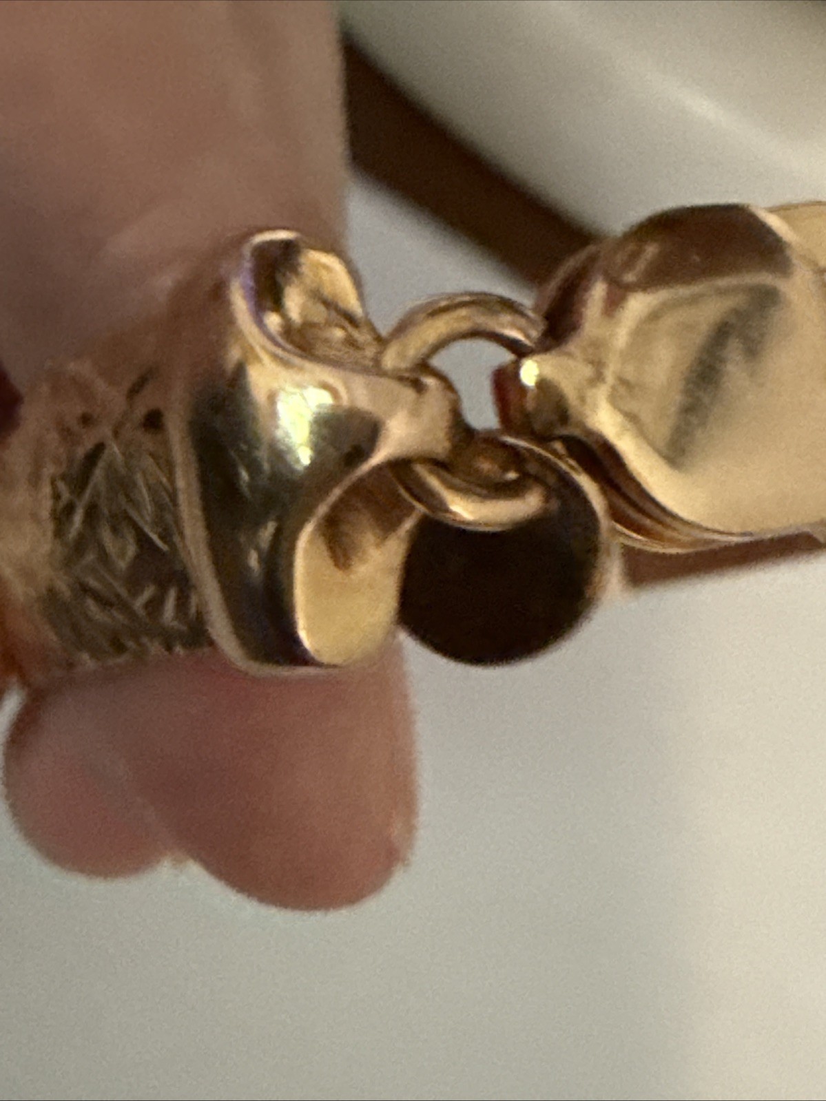 Bronze Solid Dyadema Textured 7 Inch Bracelet Italy 20.5 Grams